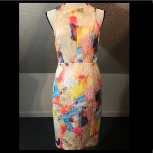 H&M watercolor sleeveless dress
